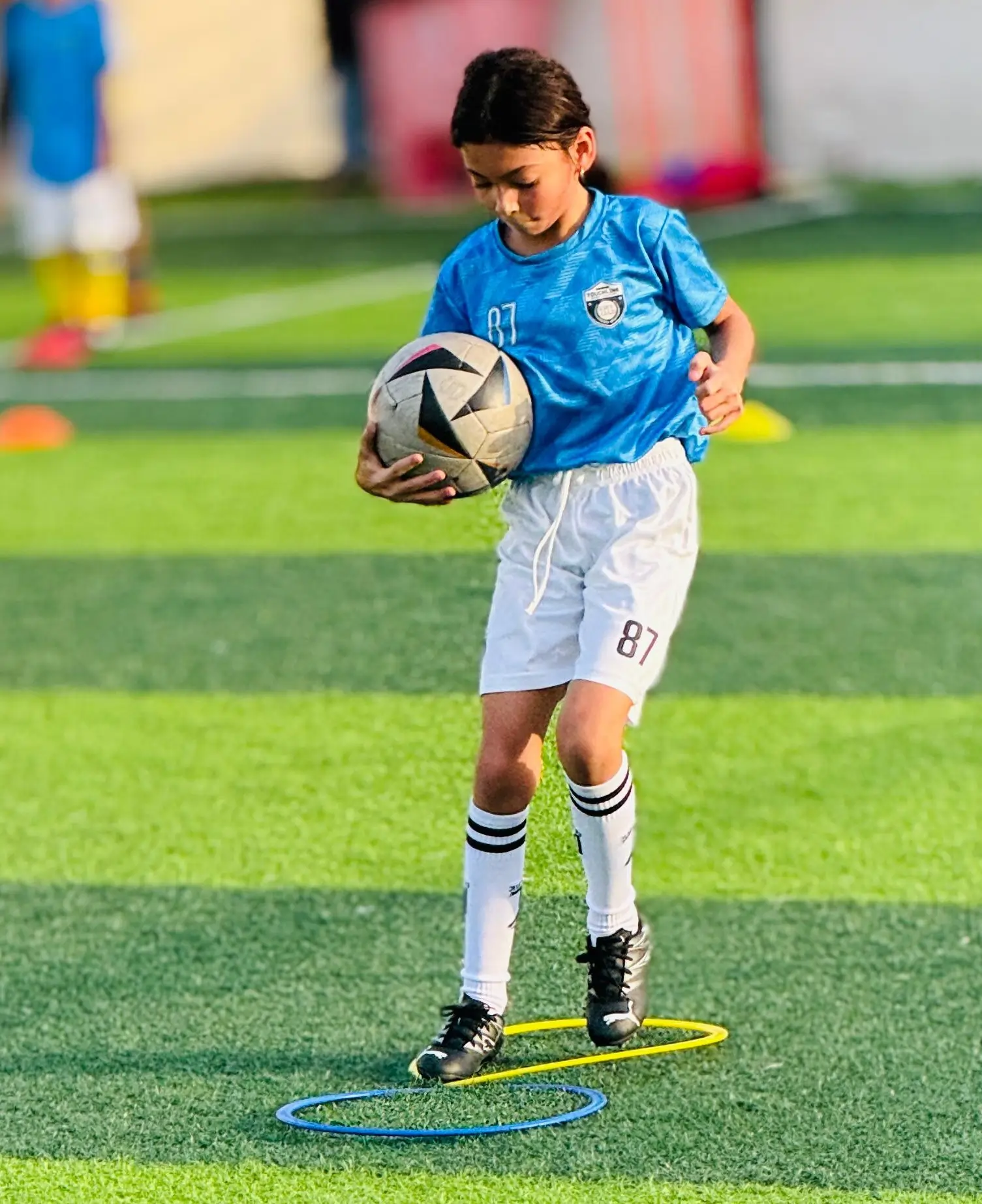 Kids football training at Al Nahda 1 Dubai